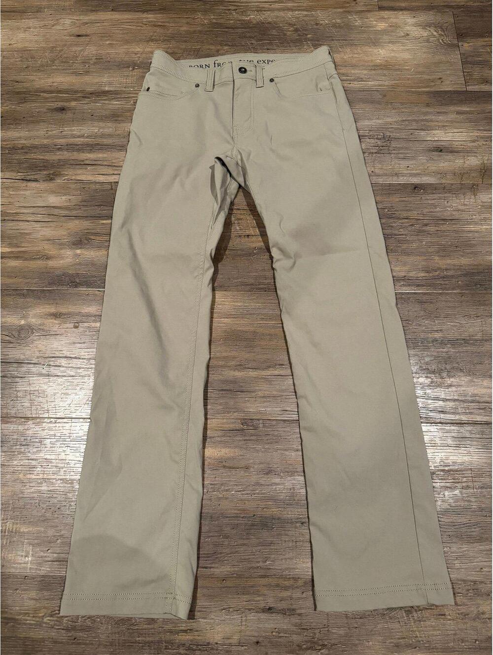 PrAna Mens Khaki Pants sz 30 EUC